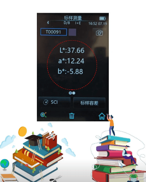 色差儀怎么看數(shù)值圖解:色差儀
